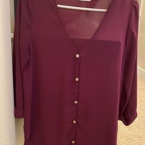 Everly Purple blouse